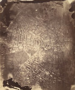 Boston kuumailmapallosta 1860-luvulta.