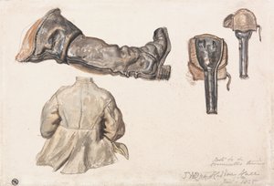 Saappaat jne. Cromwellin aika, Haddon Hall, 9. tammikuuta 1825. tekijältä James Ward