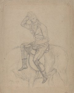 Sir Charles Blunt villisian kuolemassa: tutkimus yhtä Wardin vuonna 1815 toteuttamaa neljän maalauksen sarjaa varten. tekijältä James Ward
