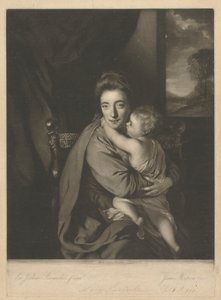 Caroline Curzon (os Colyear), Lady Scarsdale ja hänen poikansa, kunnianarvoisa John Curzon