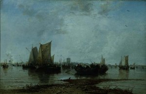 Dordrecht (öljy kankaalle) tekijältä James Webb