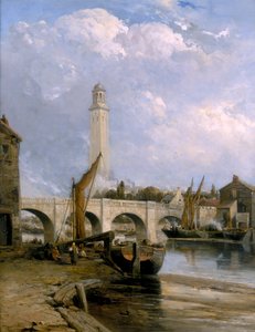 "Old Kew Bridge", 1880 tekijältä James Webb