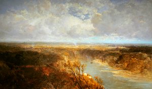 Näkymä Swale-joelle (öljy paneelille) tekijältä James Webb