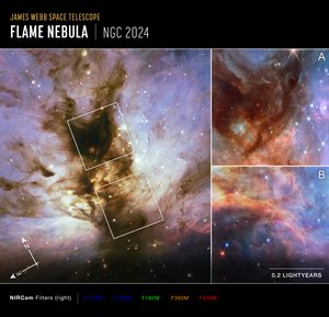 Liekkisumu: Hubble- ja Webb-havainnot (Compass-kuva) tekijältä James Webb Space Telescope (NASA)