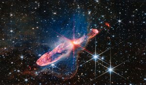 Herbig-Haro 46/47 (NIRCam Image) tekijältä James Webb Space Telescope (NASA)
