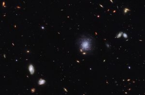 Kilonova ja isäntä Galaxy tekijältä James Webb Space Telescope (NASA)