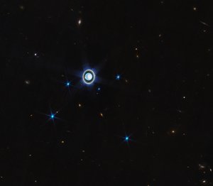 Uranus (NIRCam Compass Image) Ei huomautuksia tekijältä James Webb Space Telescope (NASA)