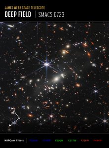 Webbs First Deep Field (NIRCam Compass Image) tekijältä James Webb Space Telescope (NASA)