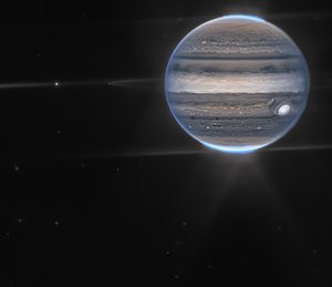 Webbin Jupiter Images Showcase Auroras, Hazes