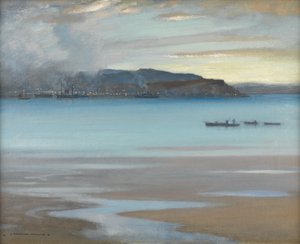 Rhu Bay (öljy kankaalle) tekijältä James Whitelaw Hamilton