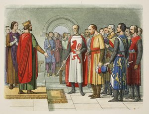 Kuningas Henrik III ja hänen parlamenttinsa, Westminster, 1258, A Chronicle of England eKr. 55–1485, pub. Lontoo, 1863