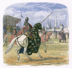 Kuningas Richard II lopettaa Herefordin ja Norfolkin välisen kaksintaistelun tekijältä James William Edmund Doyle