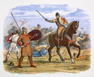 Robert, duc de Normandia, capturat a la batalla de Tinchebraye, Normandia, 1106 1864 finès tekijältä James William Edmund Doyle