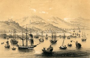 Amoy, yksi viidestä satamasta, jotka avattiin myöhäisellä sopimuksella brittiläiselle kaupalle vuonna 1847.