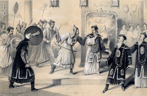 Keisari Weit-Soong ja hänen hovinsa, tartaarien vangiksi, 1847