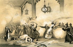 Nykyinen Kiinan keisari, kun nuori mies pelasti isänsä hengen..., c1796-1804, 1847.