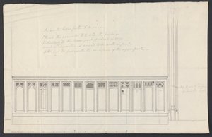 Cobham Hall, Kent: Pew-paneelin suunnittelu