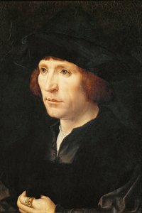 Miehen muotokuva - Jan Gossaert (Gossart, dit Mabuse) (n. 1478-1532). Öljy puulle, c. 1527-1530. Mitat: 40 x 27,5 cm. Taidehistoriallinen museo, Vienne