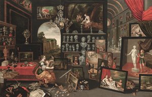 Allegory of Sight (öljy kankaalle)