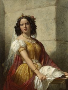 Salome Johannes Kastajan pään kanssa tekijältä Jan Adam Kruseman (signed by artist)