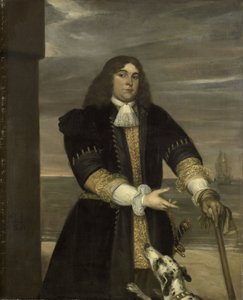 Jan van Gelder (1647-73), laivaston kapteeni, Stepson tai Michiel Adriaensz de Ruyter tekijältä Jan Andrea Lievens