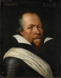 Muotokuva Sir William Brogista, vanhan skotlantilaisen vartijan everstistä