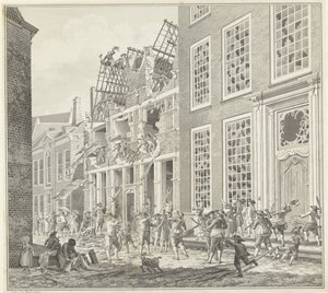 Lucas van Steveninckin talon ryöstö, 1787 tekijältä Jan Arends (signed by artist)