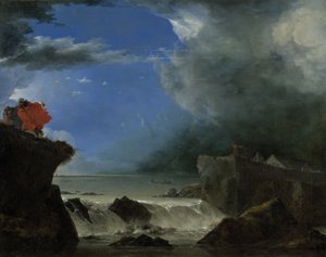 Pyhän Antoniuksen padon murtuminen lähellä Amsterdamia Amsterdamin Sint Anthonisdijkin - nykyisen Zeeburgerdijkin - padon rikkoutuminen vuonna 1651 Sint-Pietersin tulvan seurauksena