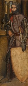 Godfrey of Bouillon (öljy paneelissa)