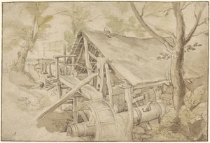 Takoa metsässä tekijältä Jan Brueghel (I) (circle of)