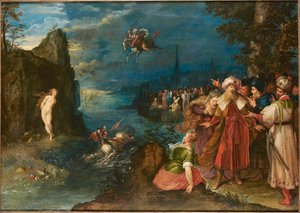Perseus vapauttaa Andromedan, noin 1600-1610.