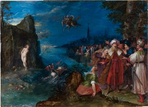 Perseus vapauttaa Andromedan, noin 1600-1610.
