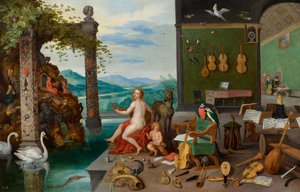 Kuulon vertauskuvallisuus tekijältä Jan Brueghel the Younger