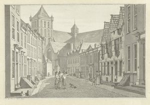 Lucas van Steveninckin talon raunio Middelburgissa, 1787 tekijältä Jan Bulthuis (signed by artist)