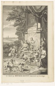 Haagin historian allegoria Nimisivu: Jacob de Riemer, Beschryving van 