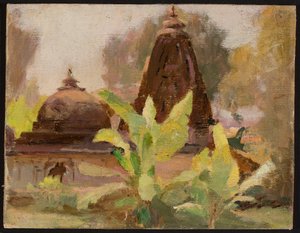 Ahmedabad - jainalaistemppeli. Intian-matkalta tekijältä Jan Ciągliński