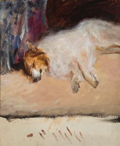 Tutkielma nukkuvasta koirasta teosta "Ruhtinas Golitsynin muotokuva" varten tekijältä Jan Ciągliński