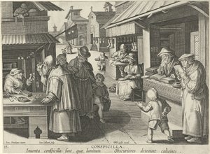 silmälasikauppa Conspicillia (nimi esineessä) Uusia keksintöjä ja löytöjä (sarjan nimi) Nova Reperta (sarjan nimi)