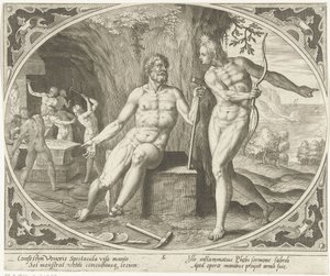 Phoebus ilmoittaa Vulcanille aviorikoksesta Venus ja Mars (sarjan nimi)