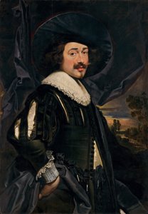 Muotokuva miehestä leveälierisessä hatussa, 1630-luvun alku.