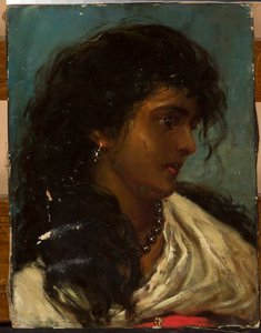 Mustalaisnainen