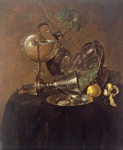 Asetelma Nautilus Cupin kanssa, 1632 (paneeli)