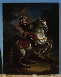 Ruhtinas Johann Wilhelm von Pfalz-Neuburg hevosen selässä tekijältä Jan Frans van Douven