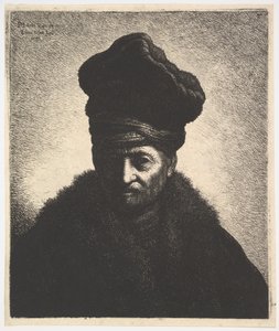 Miehen muotokuva Rembrandtin mukaan, 1633.