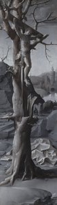 Saint Jerome Peniten [vasen paneeli] tekijältä Jan Gossaert