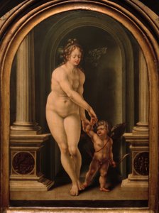 Venus ja Amor tekijältä Jan Gossaert