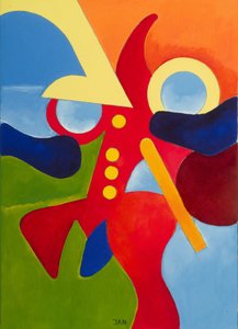 Sirkus, 2009 (öljy kankaalle) tekijältä Jan Groneberg