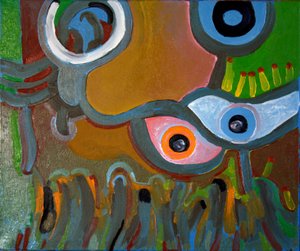 Silmät eivät usko näkemäänsä, 2009 (öljy kankaalle) tekijältä Jan Groneberg