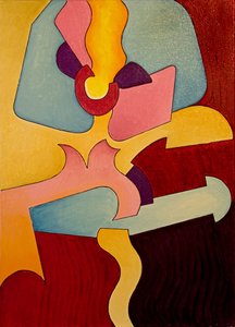 Ranskalainen Can-Can, 2007 (öljy kankaalle) tekijältä Jan Groneberg