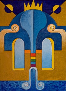 Morsian, 2006 (öljy puulle) tekijältä Jan Groneberg